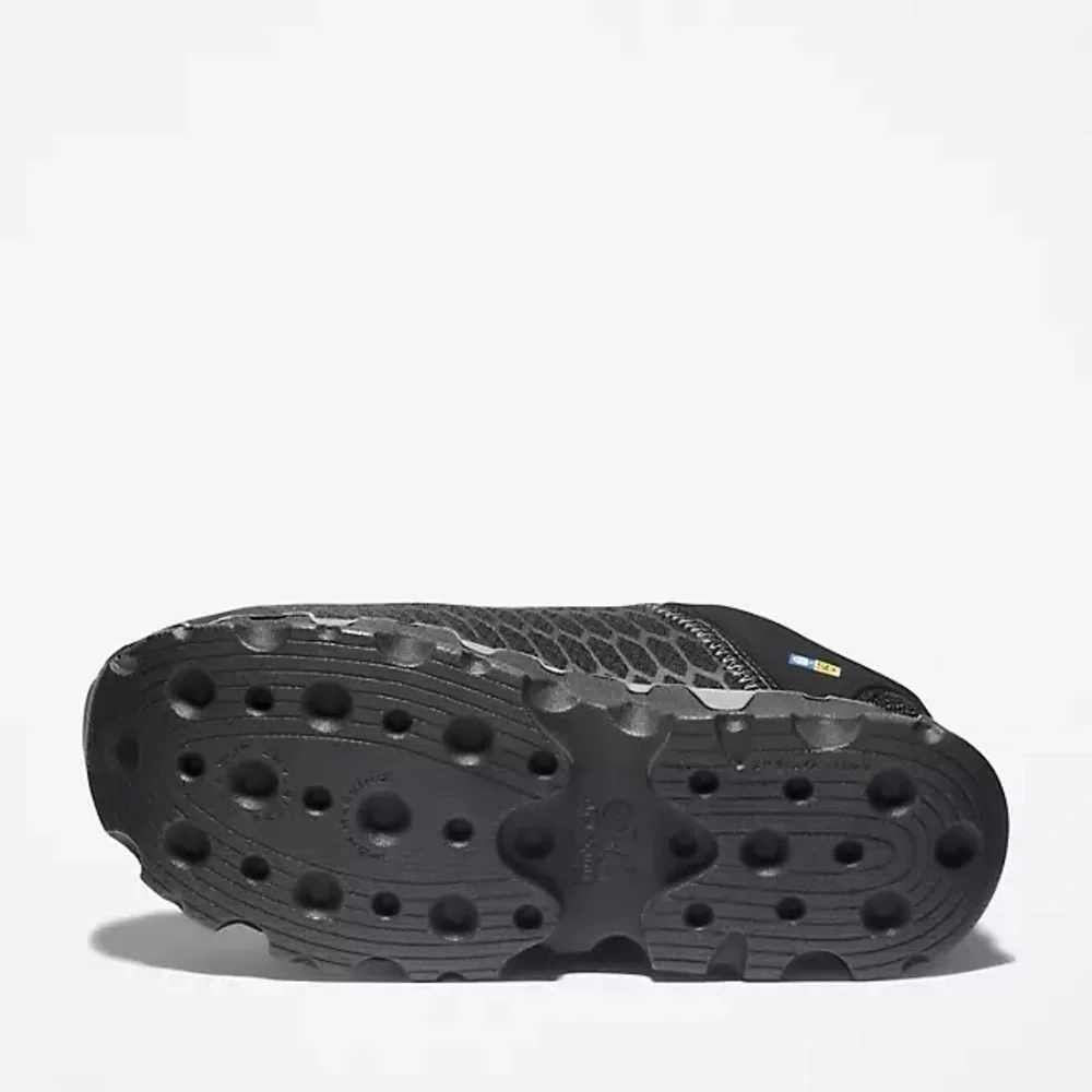 TIMBERLAND PRO POWERTRAIN SPORT ALLOY TOE BLACK WORK SNEAKER 9.5 NEW